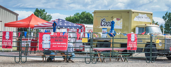 Watering Hole Vendor Beer Mule Days